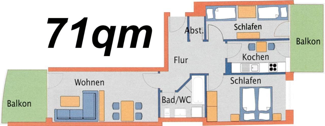 Apartment Nordseebrandung C1 1